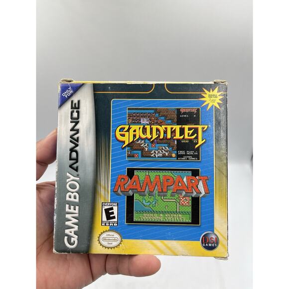 Gauntlet & Rampart Nintendo Game Boy Advance Cib Complete Manual Box Tested - Picture 8 of 10